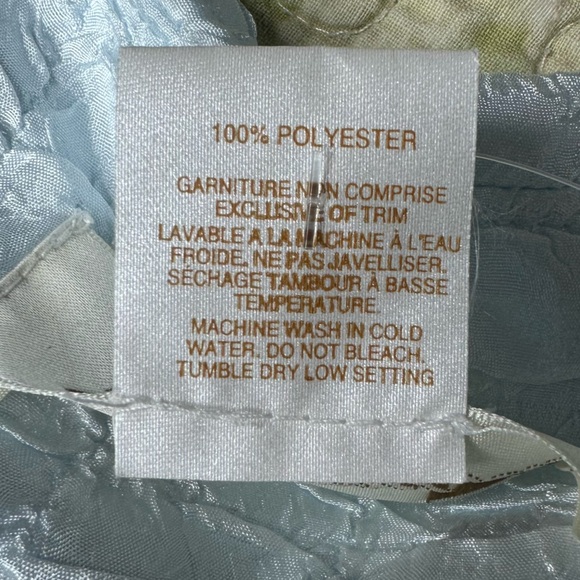 Diamond Tea XL Crinkle Satin Long Zip Robe NWT - Picture 16 of 16